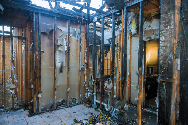Professional Fire Damage Assessment technician working in Menasha, WI